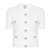 Balmain 4-ficks stickad kofta White, Dam