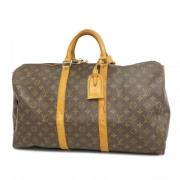 Louis Vuitton Vintage Pre-owned Tyg louis-vuitton-vskor Brown, Dam