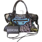 Balenciaga Vintage Pre-owned Laeder handvskor Black, Dam