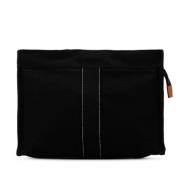 Hermès Vintage Pre-owned Canvas kuvertvskor Black, Dam