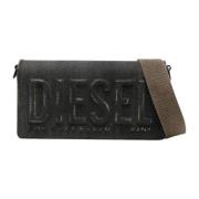 Diesel Kvinnors Syntetisk Läder Handväska, Modell X09775P1730 Blue, Da...