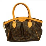 Louis Vuitton Vintage Pre-owned Tyg louis-vuitton-vskor Brown, Dam