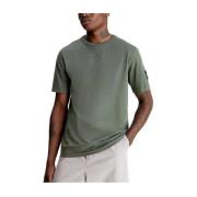 Calvin Klein Klassisk Badge T-shirt Green, Herr