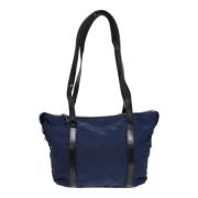 Prada Vintage Pre-owned Tyg prada-vskor Blue, Dam