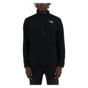 The North Face Outdoor Fleece Zip Sweatshirt Black, Herr