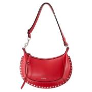 Isabel Marant Laeder crossbodyvskor Red, Dam