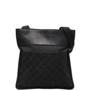 Gucci Vintage Pre-owned Canvas crossbodyvskor Black, Dam