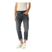 G-star Mid Waist Boyfriend Fit Jeans Blue, Dam