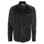 Drykorn Cordskjorta med Button-Down Krage Blue, Herr