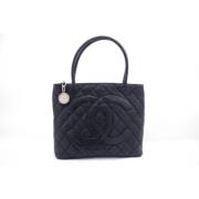 Chanel Vintage Pre-owned Laeder chanel-vskor Black, Dam