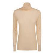 Dries Van Noten Blush Neck Style 9204 Moderne Hoysers Brown, Dam