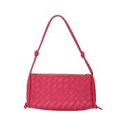 Bottega Veneta Vintage Pre-owned Laeder axelremsvskor Pink, Dam