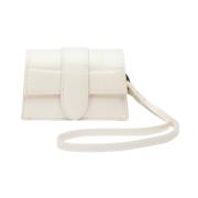 Jacquemus Ivory Läderhandledsrem med Magnetisk Stängning White, Dam