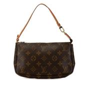 Louis Vuitton Vintage Pre-owned Canvas handvskor Brown, Dam