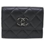 Chanel Vintage Pre-owned Laeder plnbcker Black, Dam