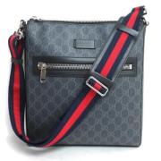 Gucci Vintage Pre-owned Canvas crossbodyvskor Black, Dam