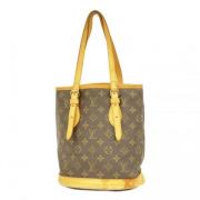 Louis Vuitton Vintage Pre-owned Tyg louis-vuitton-vskor Brown, Dam