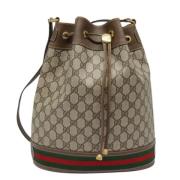 Gucci Vintage Pre-owned Laeder gucci-vskor Beige, Dam