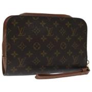 Louis Vuitton Vintage Pre-owned Canvas kuvertvskor Brown, Dam