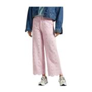 Pepe Jeans Pastellrosa Dory Byxor Pink, Dam