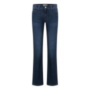 Cambio Flared Paris Jeans Blue, Dam