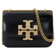 Tory Burch Laeder axelremsvskor Black, Dam