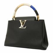 Louis Vuitton Vintage Pre-owned Tyg louis-vuitton-vskor Black, Dam