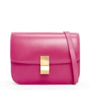 Celine Vintage Pre-owned Laeder axelremsvskor Pink, Dam