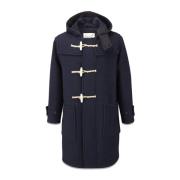 Gloverall Monty Duffle Coat Navy Blue, Herr