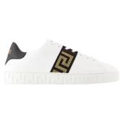 Versace Tyg sneakers White, Herr