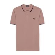 Fred Perry Rosa Pikétröja Bomull Pink, Herr