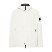 Stone Island Stiliga Stone Coats för dig White, Herr