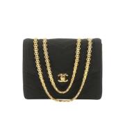 Chanel Vintage Pre-owned Canvas chanel-vskor Black, Dam