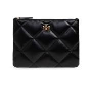 Tory Burch Quiltade svarta väskor med Double T Black, Dam