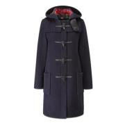 Gloverall Vintage Duffle Coat Navy Royal Stewart Blue, Herr