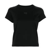 Alexander Wang Svarta T-shirts och Polos Black, Dam