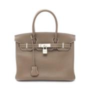 Hermès Vintage Pre-owned Laeder handvskor Gray, Dam