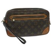 Louis Vuitton Vintage Pre-owned Canvas kuvertvskor Brown, Dam