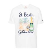 MC2 Saint Barth Vita T-shirts och Polos med Fronttryck White, Herr