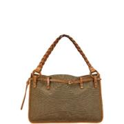 Gucci Vintage Pre-owned Canvas totevskor Brown, Dam