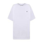 Vivienne Westwood Vit Logotyp Broderad T-shirt White, Herr