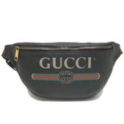 Gucci Vintage Pre-owned Laeder gucci-vskor Black, Herr