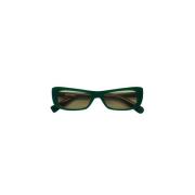 Jacquemus Gröna Solglasögon Les Lunettes Capri Green, Dam