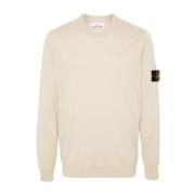 Stone Island Stiliga Sweaters för Män Beige, Herr