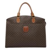 Celine Vintage Pre-owned Laeder handvskor Brown, Dam