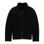 Giorgio Brato Lockig Merino Shearling Racerjacka Black, Herr