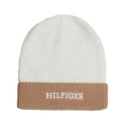 Tommy Hilfiger Barn Bicolor Mössa - Logo Broderad White, Unisex