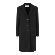 Harris Wharf London Snygg Overcoat för Män Black, Dam