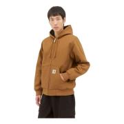 Carhartt Wip Vadderad Huva Jacka Brown, Herr