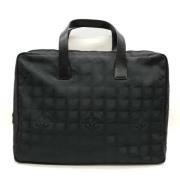 Chanel Vintage Pre-owned Canvas chanel-vskor Black, Herr